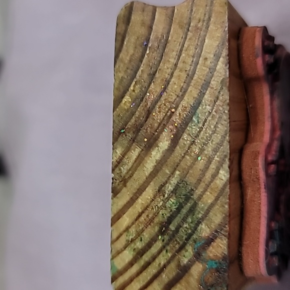 Cartoon Snowman Wooden Rubber Stamp - Picture 4 of 4